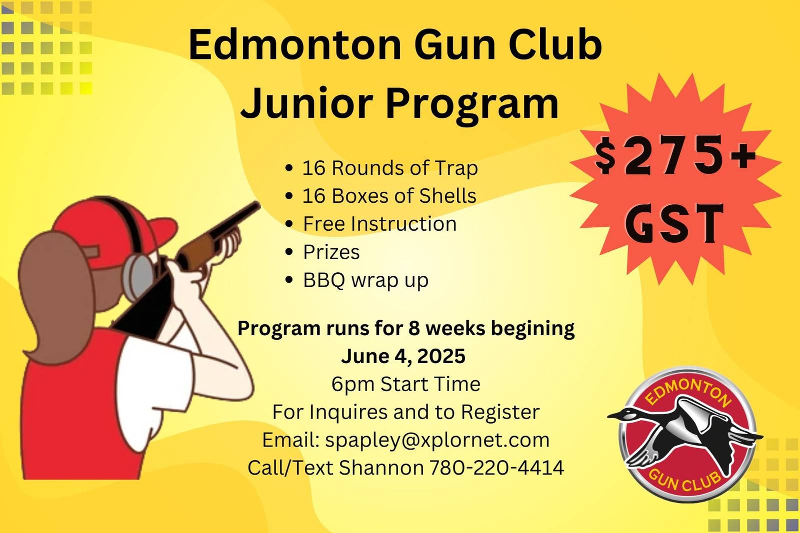 Edmonton Gun Club Junior Program